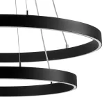 748127 Люстра SATURNO LED 84W 5800LM 70G ЧЕРНЫЙ 3000-6000K Lightstar