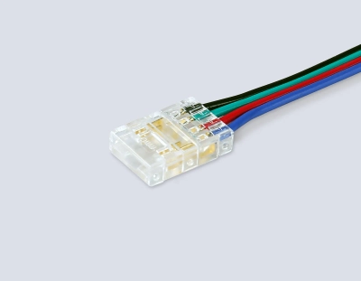 Соединитель гибкий двухсторонний COB RGB 12/24V для лент 10mm GS7921 (4 конт.) (5шт. в комплекте)