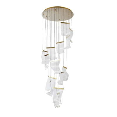 Каскадная люстра Arte lamp GRAPPOLO A2283SP-14GO, 1хLED