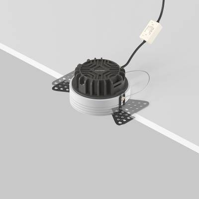 Встраиваемый светильник Okno 3000-4000-6000K 8W 100° IP 44 DL055-8W3-4-6K-TRS-B. TM Maytoni