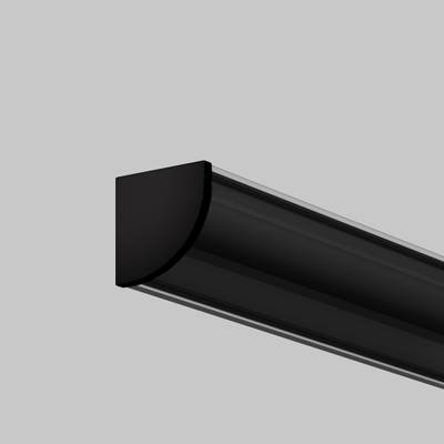 Комплект заглушек (для профиля 16×16) 2 шт., ALM-1616R-B-EC 642029. TM Maytoni