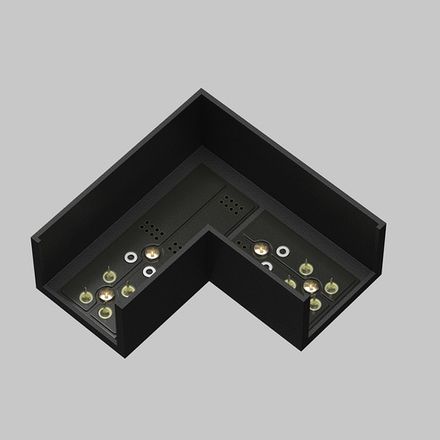 Коннектор питания угловой Elasity, TRA160CL-11B. TM Maytoni