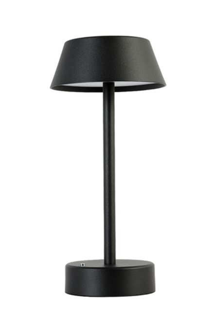 Аккумуляторная настольная лампа Crystal Lux SANTA LG1 BLACK 3661/501