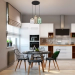 Подвесной светильник со стеклянным плафоном 3325 Marco Green, E27х3