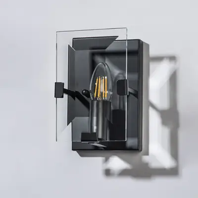 713617 Бра NOVARA 1x40W E14 ЧЕРНЫЙ МАТОВЫЙ Lightstar