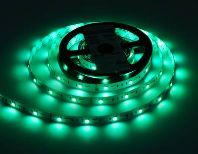 Светодиодная лента RGB с регулировкой температуры света GS4501 5050+2835 90Led/ 13W m/ 24V IP20 RGB+CCT 3000-6500K/ 5000*12*1.87mm/ кратность резки 166mm (6 конт.)