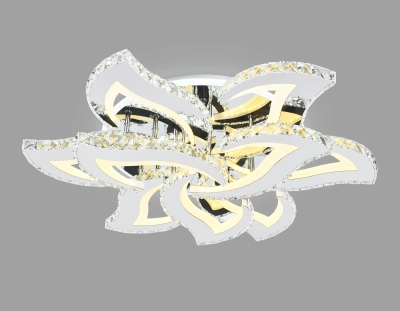 Светильник потолочный светодиодный с пультом FA1725/6+3 CH хром 180W 3000K/4200K/6400K 680*610*120 (ПДУ РАДИО 2.4G)