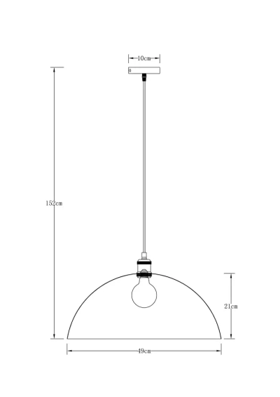 Подвесной светильник Arte Lamp CAPPELLO A7056SP-1BK, 1хE27