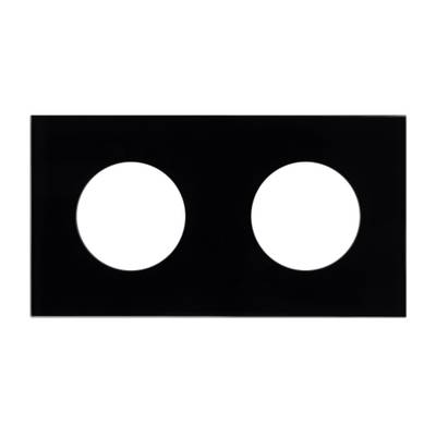 Рамка стеклянная FRM-GLARE-GC-2-BK (Arlight, -)