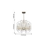Подвесная люстра La Salute 2308-12P. ТМ Favourite