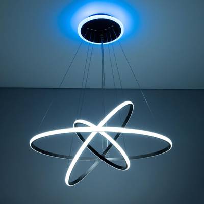 Citilux Неон Смарт CL731A095E Умная подвесная люстра Венге