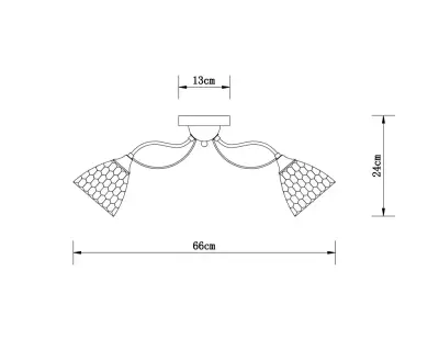 Потолочная люстра Arte Lamp LILY A4366PL-5BK, 5хE27
