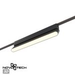 359467 SHINO NT24 101 черный Трековый смарт-светильник для низковольтного шинопровода с двумя режимами работы IP20 LED 18W 24V 3000-6000K EASY