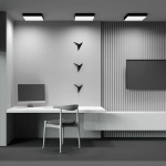 Потолочный светильник Зон / Zon 45 Вт 3000 К 120°, C032CL-45W3K-SQ-B. TM Maytoni