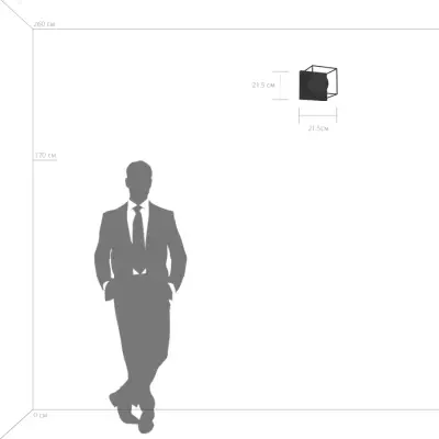 732617 Бра GABBIA 1х40W E14 ЧЕРНЫЙ Lightstar