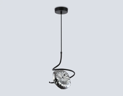 Светильник подвесной LH15001 BK/SM черный/дымчатый G9 max 40W D190*1400