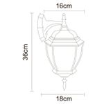 Уличный настенный светильник Arte Lamp PEGASUS A3152AL-1BN, 1хE27