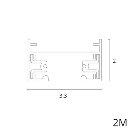 Шинопровод Arte Lamp TRACK ACCESSORIES A540233