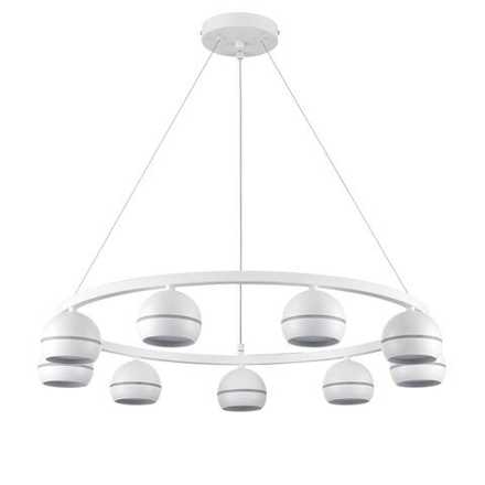 8254/9 COMFI LN26 246 белый металл Светильник подвесной LED GX53 8*7W 220V LUAZANA