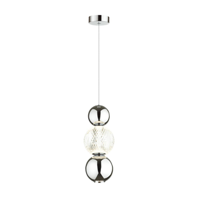 5007/7LA L-VISION ODL23 573 хром/прозрачный/металл/акрил Подвес LED 7W 4000K 300Лм CRYSTAL