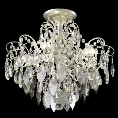 Светильник потолочный Crystal Lux ESMIRALDA PL4 SILVER 0524/104