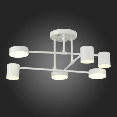 SLE201052-06 Люстра потолочная Белый/Белый LED 6*7W 4000K