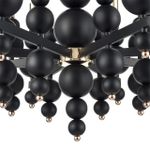 8106/8 MODERNI LN25 120 черный/золото, металл Люстра Е14 8*40W 220V NANA