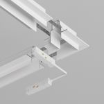 Коннектор угловой Gravity встраиваемый белый, TRX010CL-22W. TM Maytoni