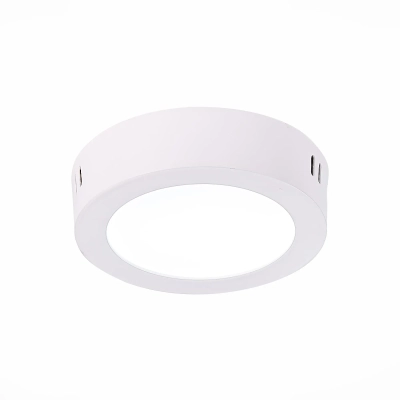 ST112.542.06 Светильник настенно-потолочный Белый LED 1*6W 4000K 370Lm Ra80 120° IP20 D110xH28 90-265V