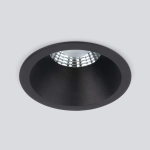 Встраиваемый светодиодный светильник Lin 7W 4200К черный 15266/LED