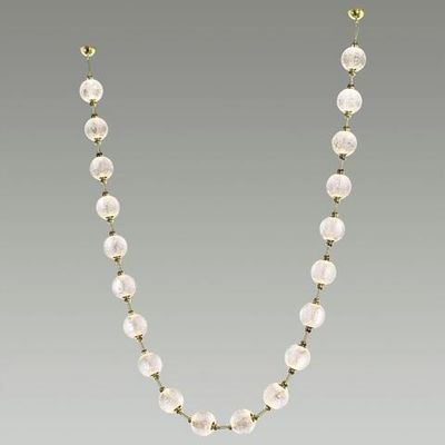 5008/80L L-VISION ODL23 575 золотой/прозрачный/металл/акрил Подвес бусы LED 80W 4000K 4400лм CRYSTAL