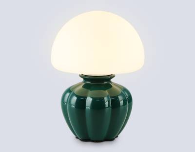 Светильник настольный LH53249 GN/WH зеленый/белый G9 max 28W D165*220