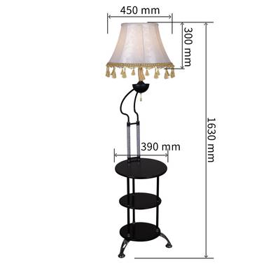 01757-0.6-01 BK светильник напольный