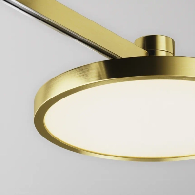 Трековый светильник Плато / Plato Flarity 3000K 10Вт 120°, TR153-1-10W3K-BS. TM Maytoni