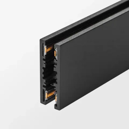 506517 Трек 24V двухконтактный "вверх-вниз" тип E LINEA 1м ЧЕРНЫЙ