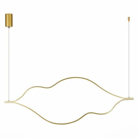 SL6106.203.56 Светильник подвесной ST-Luce Золотистый/Белый LED 1*56W 4000K