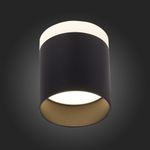 ST102.442.12 Светильник потолочный Черный LED 1*12W 4000K 936Lm Ra&gt;80 120° IP20 D100xH90 170-240V