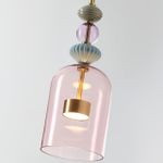 5045/12L L-VISION ODL24 430 античн.бронза/розовый/металл/стекло/керамика Подвес LED 12W 4000К 1400Лм PALLETA