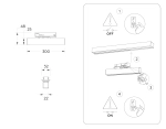 Светильник светодиодный трековый GL6761 WH белый LED 12W 3000K 300*22*48