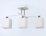Светильник подвесной TR303113/3 WH/CH/FR белый/хром/белый матовый E27/3 max 40W 490*260*290