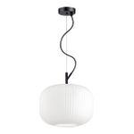 4754/1 PENDANT ODL21 489 белый/черный Подвес E27 60W ROOFI