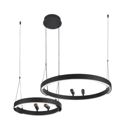 Подвесная люстра Slinga 4474-2P, LED*53W + LED*33W + 4*LED*3W, 2075LM, 3000-6500K. ТМ F-Promo