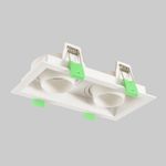 Светильник встроенный Crystal Lux CLT 069C2 WH 1400/293