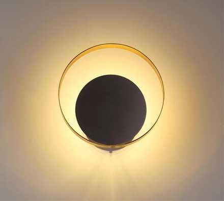 3899/7WB HIGHTECH ODL20 355 черный/металл Настенный светильник LED 3000K 7W 220V MONDY