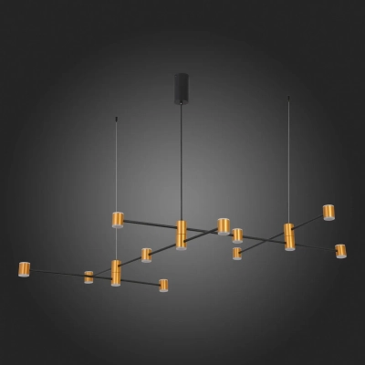 SL1596.423.22 Светильник подвесной ST-Luce Золотистый, Черный/Белый LED 22*3W 3000K