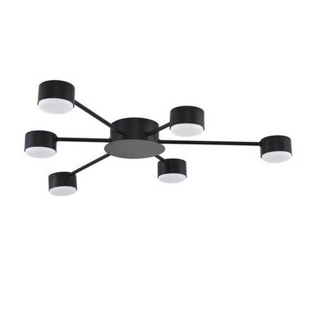 8344/6C COMFI LN26 251 черный, металл Люстра GX53 LED 6*7W 220V TORINA