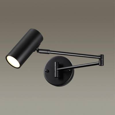 4376/1W HIGHTECH ODL23 349 черный Настенный светильник IP20 LED E14 9W RAZIO