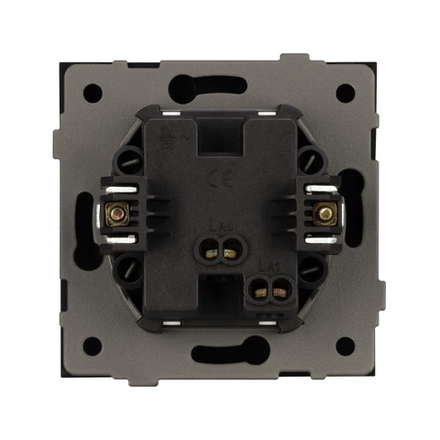 Механизм звонкового выключателя SWT-TENDO-MKR1-PL-BK (230V, 10A) (Arlight, -)