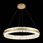 SL383.223.01 Светильник подвесной ST-Luce Матовое золото/Прозрачный LED 1*60W 3000K