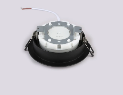 Светильник встраиваемый поворотный точечный TN51913 BK черный GX53 max 12W D115*23